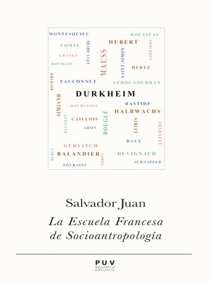 cover image of La Escuela Francesa de Socioantropología